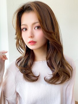 アフロート ディル(AFLOAT D'L) アフロートみきな韓国風長め前髪色っぽバングヨシンモリヌナモリ