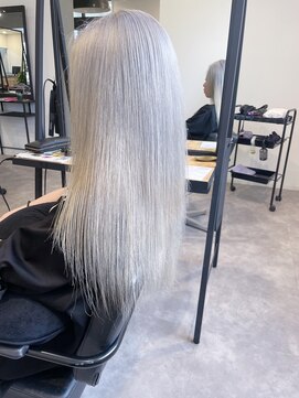 ナンバー(number+) 20代30代大人可愛いダブルカラーブリーチハイトーンカラー