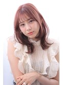 鎖骨ミディアム×キャラメルベージュ