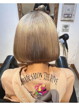 ヘアーサロン ザ ハイブ(Hair salon The hive) ハイトーンミルクティーカラー！
