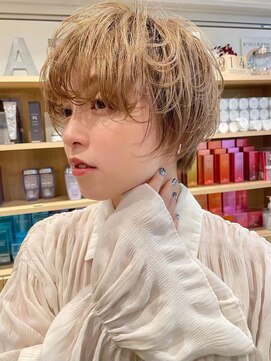 サンド 鹿児島中央(sand) 黒髪/グレーベージュ/レイヤーロング/前髪パーマ[鹿児島駅]