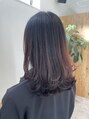 アグ ヘアー アノ 高田店(Agu hair 'ano) 毛先ワンカールでして動きのあるスタイルになります!