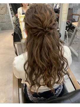 カットハウス美人館 ハーフアップ*