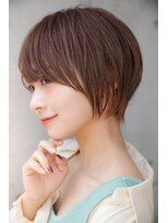 イチイ 巣鴨店(ichii)&nbsp;大人可愛い小顔ショートボブ白髪ぼかしハイライト20代30代40代