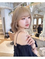 プアメリア 名古屋(Puamelia) ボブ　小顔サイドバング