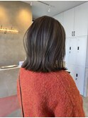 @ayumi.sand 結べるボブ　オリーブベージュ