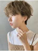 【PARK】シアーベージュ×ニュアンスマッシュ