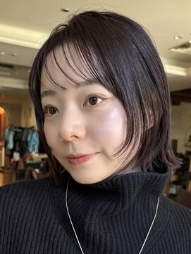 ビュートリアム265(BEAUTRIUM 265) ★黒髪ボブシースルーバング/艶髪暗髪カラー/銀座有楽町30代40代