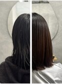 柔らかく仕上がる美髪矯正×に合わせcut