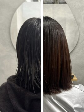 リノア 西梅田 福島(Linoa) 柔らかく仕上がる美髪矯正×に合わせcut