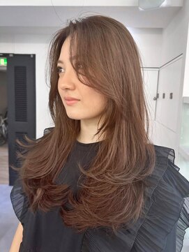 エル バイ アンキシム(elu by AHNKISM) 【韓国ヘア】レイヤーカット/顔まわりカット/艶髪/心斎橋