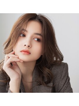 モンド ヘアクリエーション 西田店(monde hair creation) 【monde】ヨシンモリ×韓国風×ふんわりロング×髪質改善