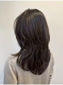 暗めカラー/グランマッシュ[レイヤーカット/髪質改善/銀座]