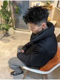 【LA.MIU八王子】スパイキーショート メンズカット 刈り上げ