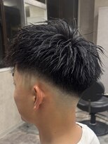 ハッシュタグネイビー 仙台駅前店(#NAVY) ツイストスパイラル仙台美容室波巻きシャドウパーマサーフカール