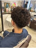 刈り上げonパーマスタイル20代30代40代50代メンズ