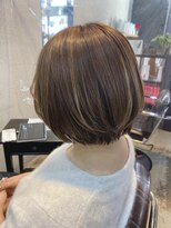 クレメント サロン ブル(Clement Salon Bull) 【松戸BULL】くびれボブ×ハイライトカラー