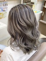 スタイルクリエイター 牛久店(Style Creator)&nbsp;バレイヤージュ　グレーアッシュ