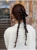 Bambi おだんごヘアーアレンジ