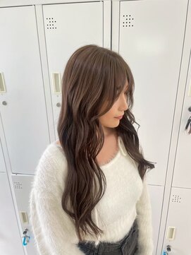 黒髪カタログ/クラゲヘアー/オリーブグレー/南草津