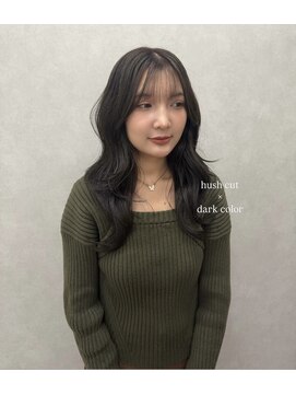 ロウ 札幌(ROW) ハッシュカット/レイヤーカット/コリアンブラック/韓国スタイル