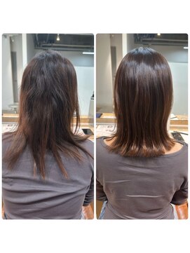 【髪質改善x縮毛矯正】SILKストレート