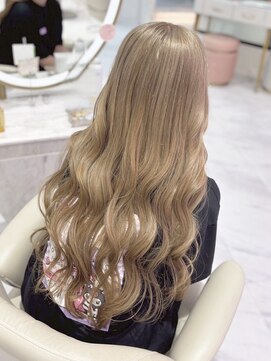 【MONA】ミルクティーベージュ/ハイトーン/ダブルカラー