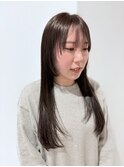 ロング×オリーブアッシュ