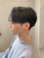 ガイ ラタン ウエスト(GUY lattan west) ニュアンスパーマ/MEN’S HAIR/刈り上げセンターパート/松戸駅