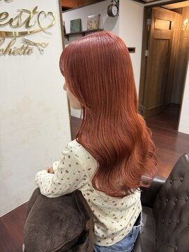 ワンラヴェストヘアオルシェット 長野駅(One Lovest Hair olchette) 顔周りレイヤー/ダブルカラー/髪質改善/ケアブリーチ長野駅前