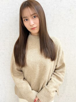 アンバー(amber.)の写真/髪質改善のプロが叶える！縮毛矯正と酸性ストレートで理想のストレートヘアへ♪