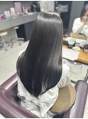 dark color☆髪質改善カラー