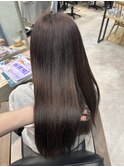 ダークパープル/夏のヘアアレンジ/京王多摩センター