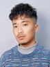 【新規限定】メンズカット(顔剃り付)＋スパイラルパーマ