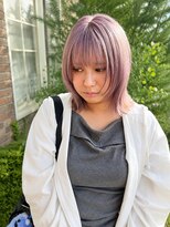 ユイマァル 倉敷(YUIMARL) 倉敷20代30代40代ハイトーンホワイトピンクブリーチダブルカラー