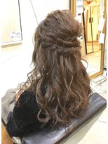 【AnFyeforprco】フィッシュボーン× ハーフアップ