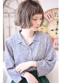 ギザショートバングが可愛いキュートな外ハネボブ【メイズ鍛原】