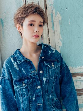 スムーズ 北千住(smoos’) ショート×ハイトーン×アシメ【北千住店】