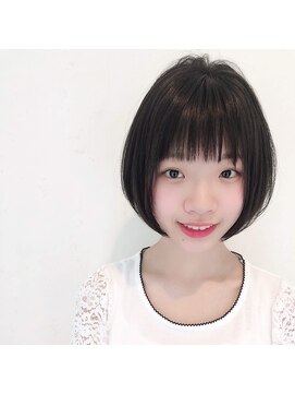 ザブックハンドサロン(The book hand salon) 黒髪ボブ