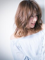 カバーヘア イヴ 戸頭店(COVER HAIR EVE)&nbsp;外国人風♪無造作カールグラマラスセミディw戸頭/20代/30代/40代