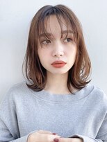 【GARDEN荒井夏海】ふんわりレイヤーボブ×長めシースルーバング