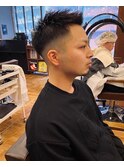 【IRIE HAIR赤坂】フェードスタイル×アップバング×バーバー