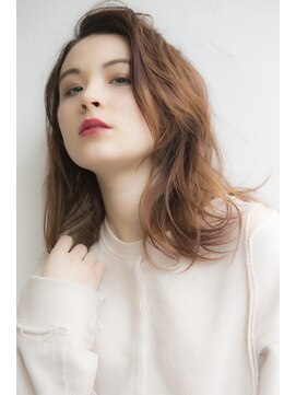 ミエル ヘア 新宿(miel hair) 〈mielhair新宿〉かきあげ　くびれヘア