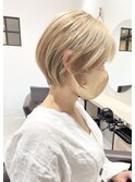 【HOSSY】ハイトーンショート_くびれショート☆ショートボブ
