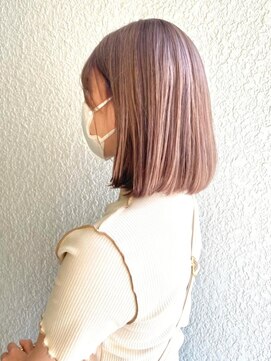 レイール 下北沢(Reir) 【Reir下北沢】*Aラインボブ+ペールピンクベージュ*