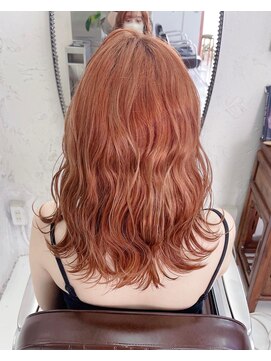 オブヘアー オモテサンドウ(Of HAIR OMOTESANDo) オレンジカラー