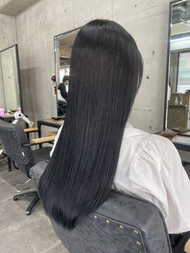 ノア 奈良駅前店(NoA) グレーブラック×髪質改善UPTOGLOSS