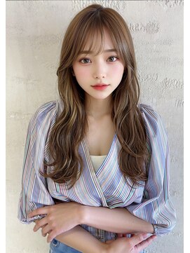 オリジンズヘアーセカンド 守谷店(Origins hair 2nd) カーキ系ベージュカラー×BYKARTE TR