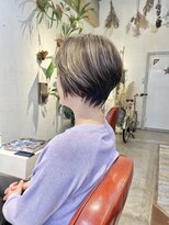 コンビネーション(combination)&nbsp;ショートボブ 透明感白髪染め 大人ショート 似合わせヘア