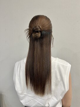 ロットアニバース(lott annibirth) 【髪質改善】タイトカチモリハーフアップ@mutsumi